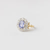 Sri Lankan Sapphire And Diamond Ring