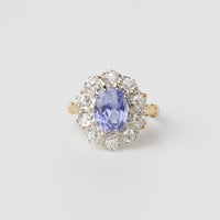 Sri Lankan Sapphire And Diamond Ring