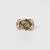 Woven Hair Mourning Ring