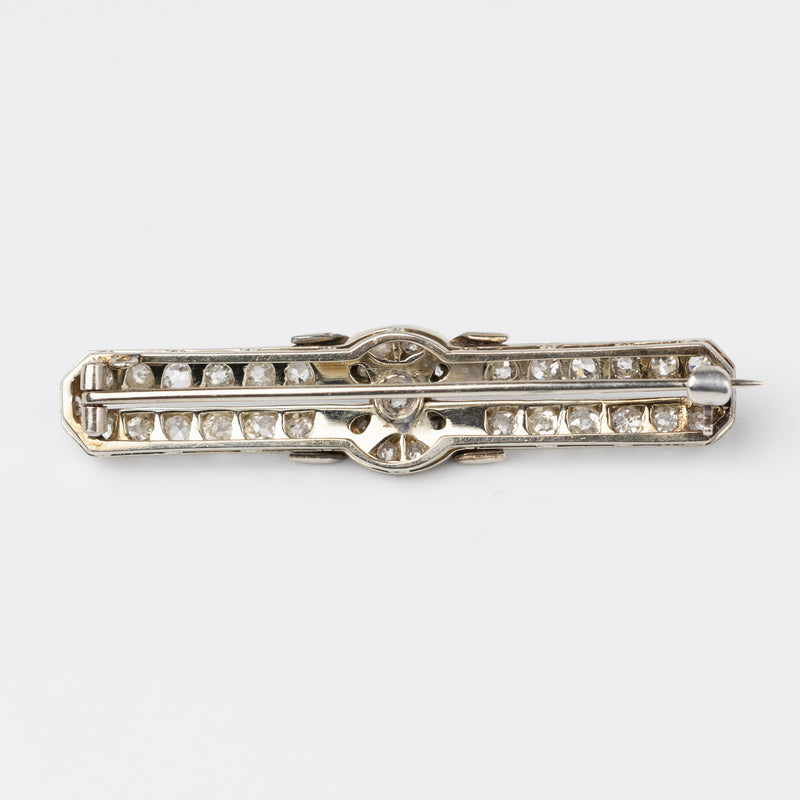 Art Deco Diamond Brooch