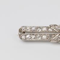 Art Deco Diamond Brooch