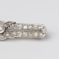 Art Deco Diamond Brooch