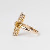 Vintage Marquise Diamond Cluster Ring