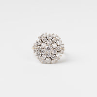 Vintage Diamond Cluster Ring