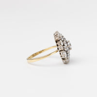 Vintage Diamond Cluster Ring