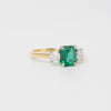 Zambian Emerald And Diamond Ring