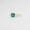 Zambian Emerald And Diamond Ring