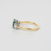 Zambian Emerald And Diamond Ring