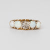 Antique Opal And Diamond Ring