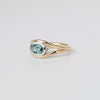 Teal Tourmaline Ring