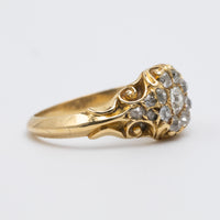 vintage gold ring left side