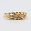 Victorian 18K Yellow Gold Diamond Ring