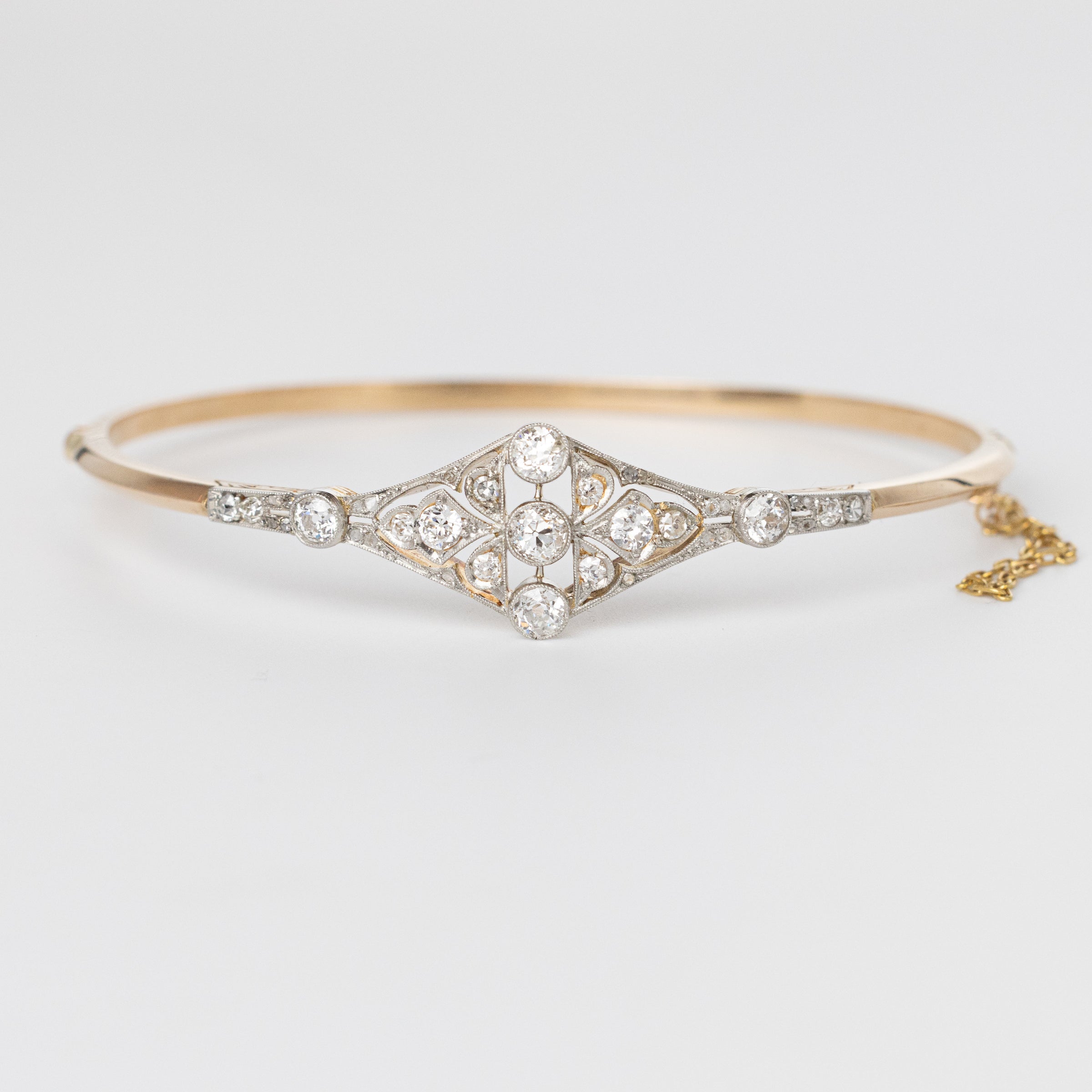 Antique Art Deco Diamond Bangle