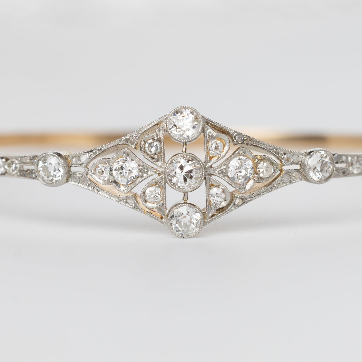 Antique Art Deco Diamond Bangle