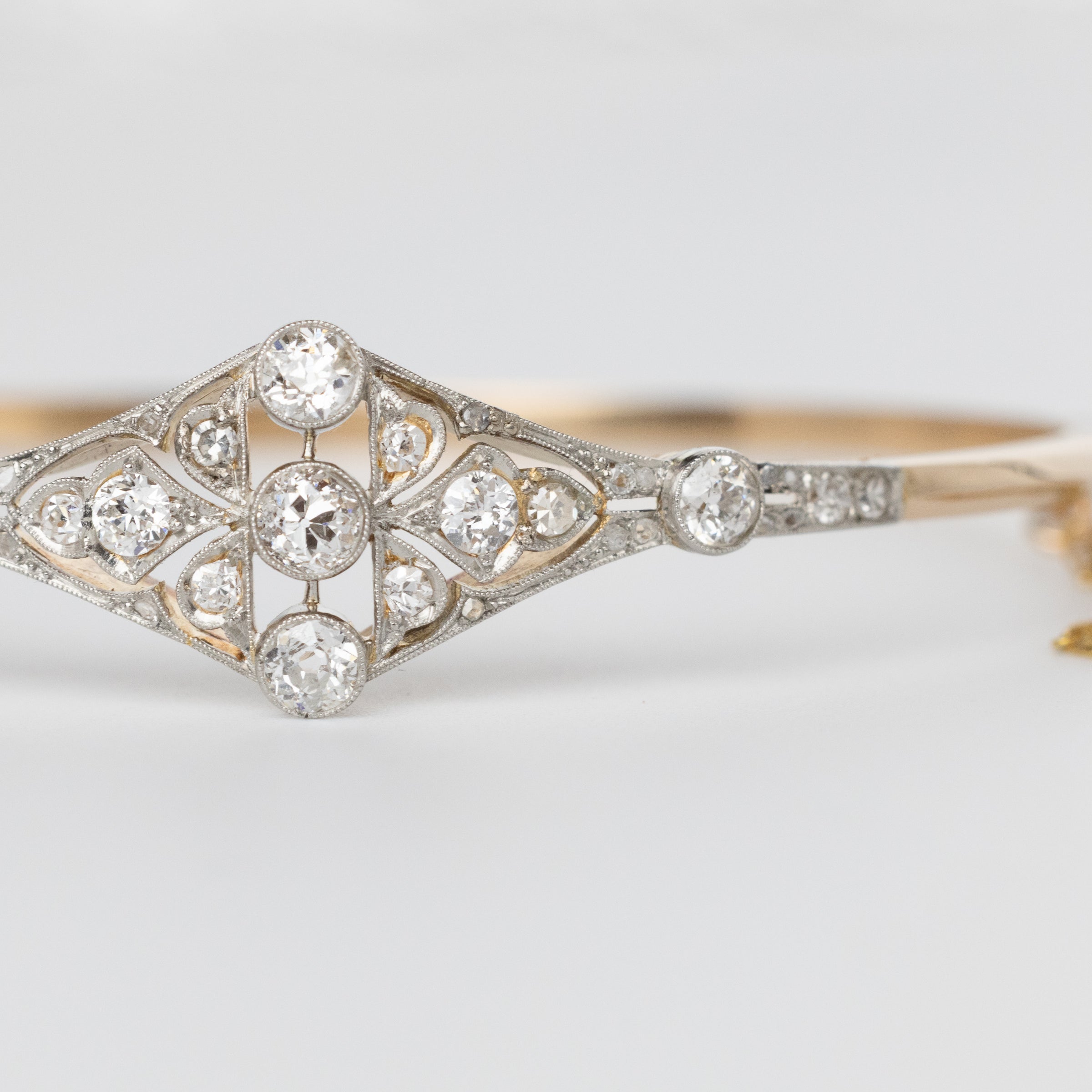 Antique Art Deco Diamond Bangle