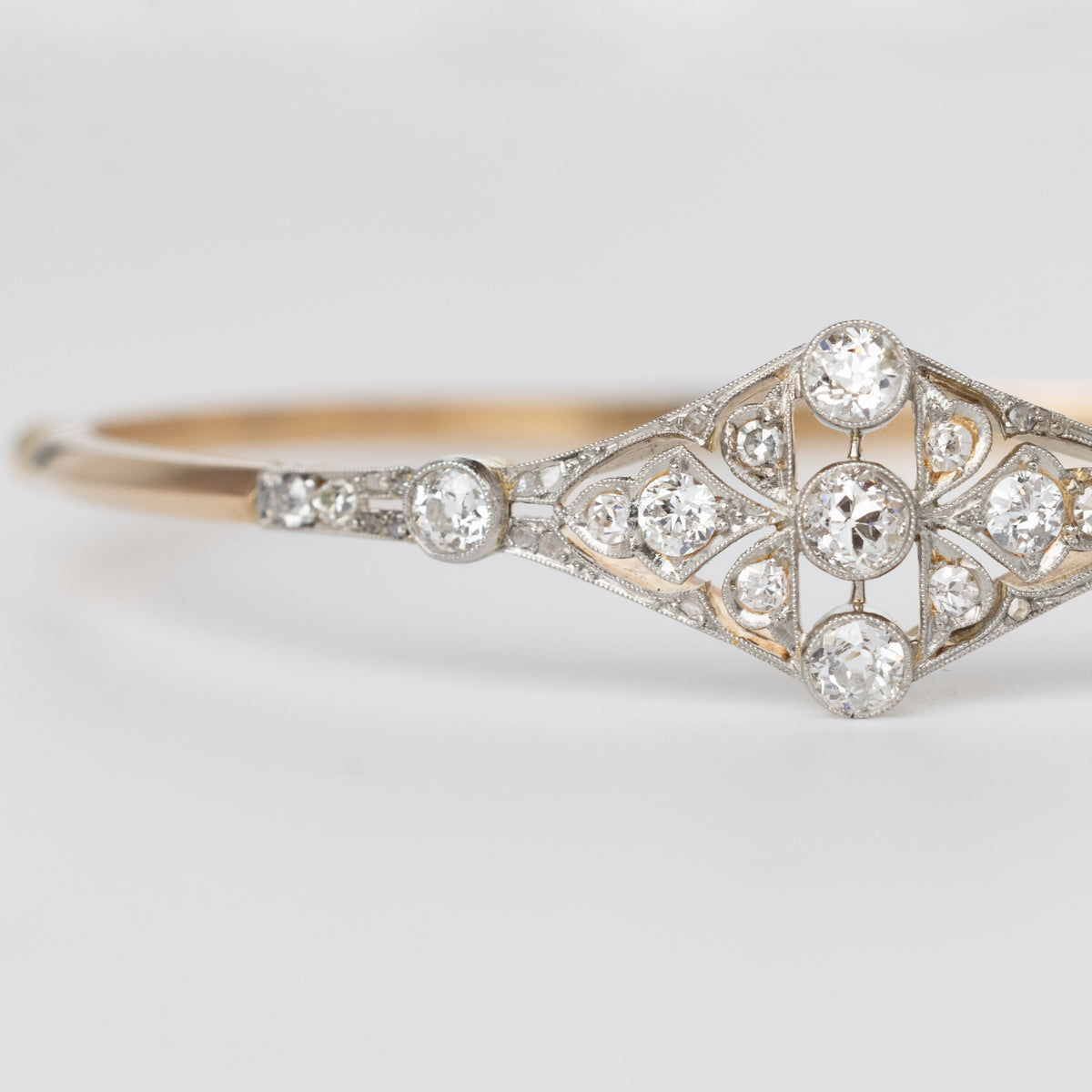Antique Art Deco Diamond Bangle