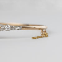 Antique Art Deco Diamond Bangle