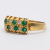 Emerald And Diamond 18K Yellow Gold Ring