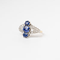 Edwardian Sapphire And Diamond Ring
