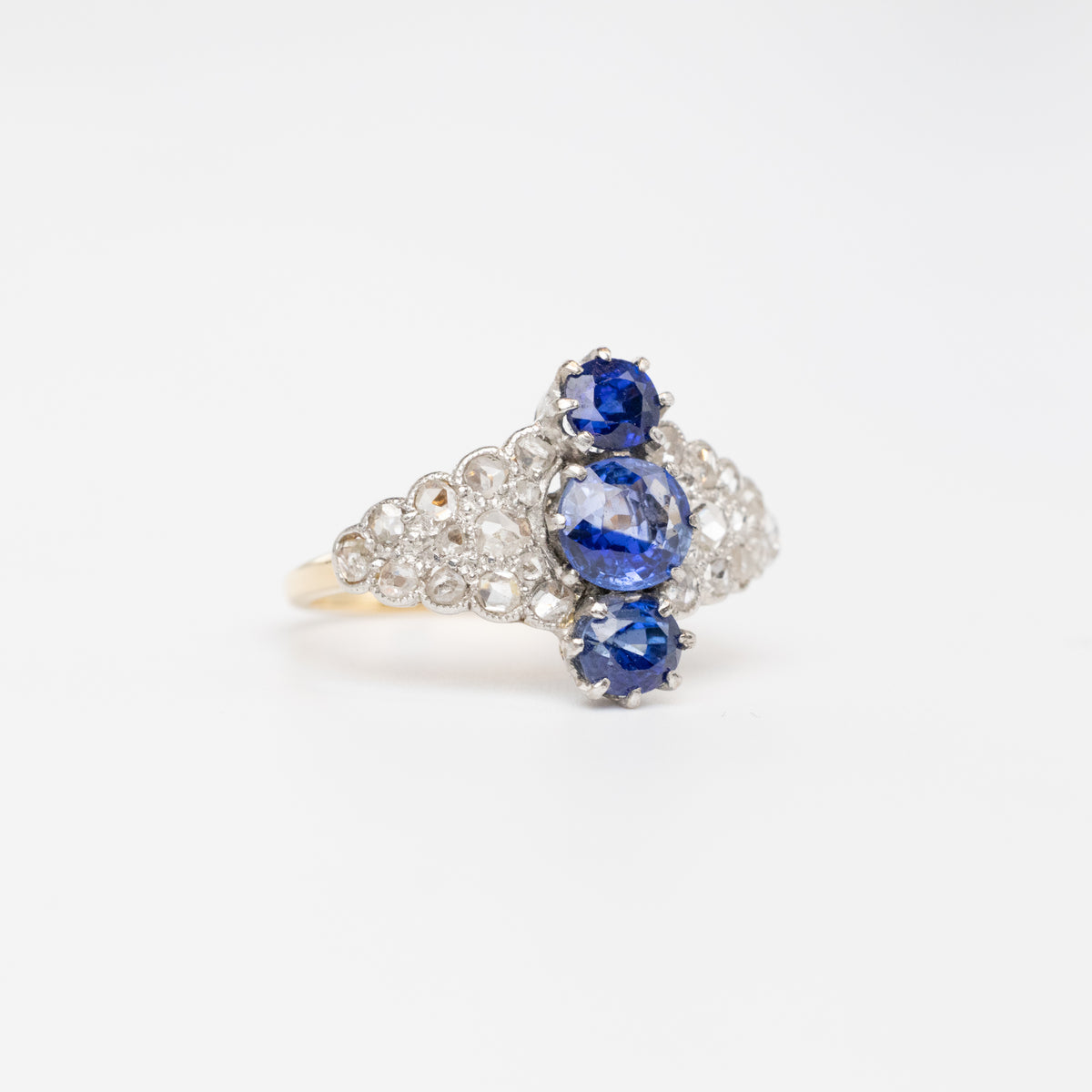 Edwardian Sapphire And Diamond Ring