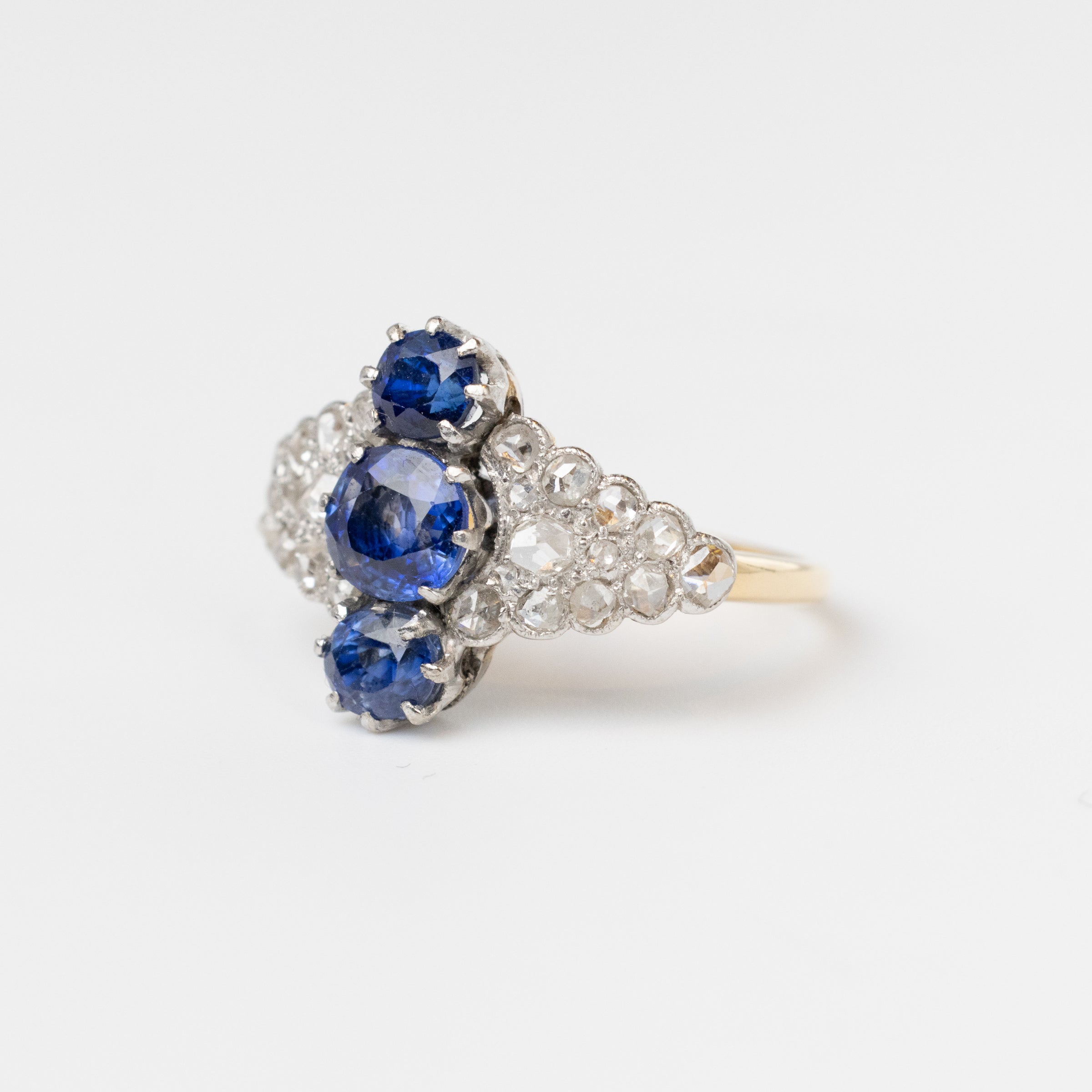 Edwardian Sapphire And Diamond Ring