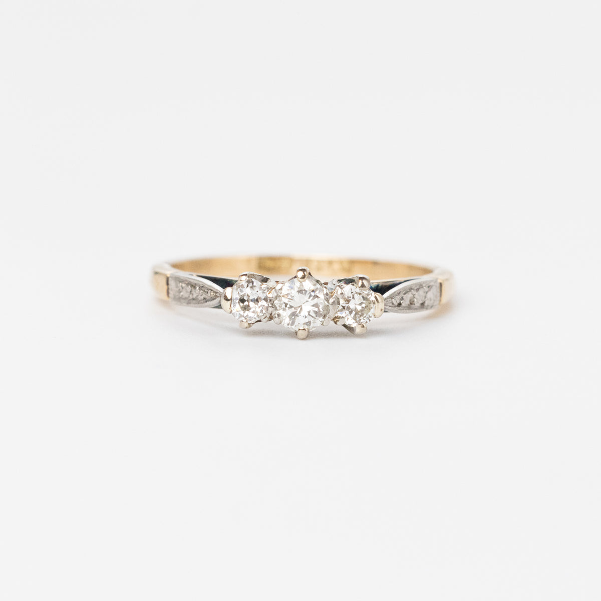 Vintage Diamond Trilogy Ring