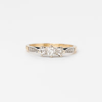 Vintage Diamond Trilogy Ring
