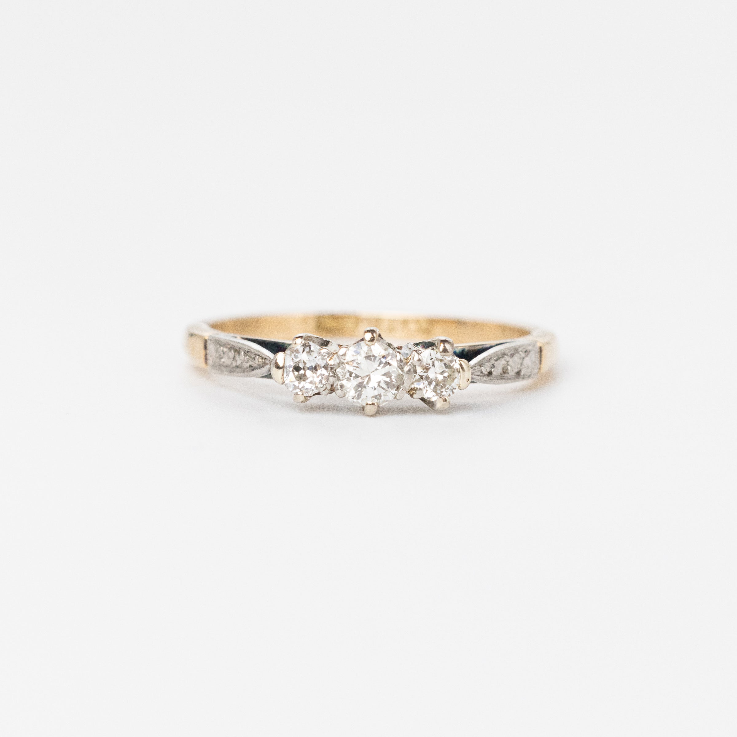 Vintage Diamond Trilogy Ring