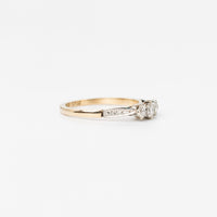 Vintage Diamond Trilogy Ring