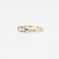 Vintage Diamond Trilogy Ring