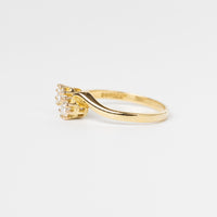 Diamond Twist Engagement Ring