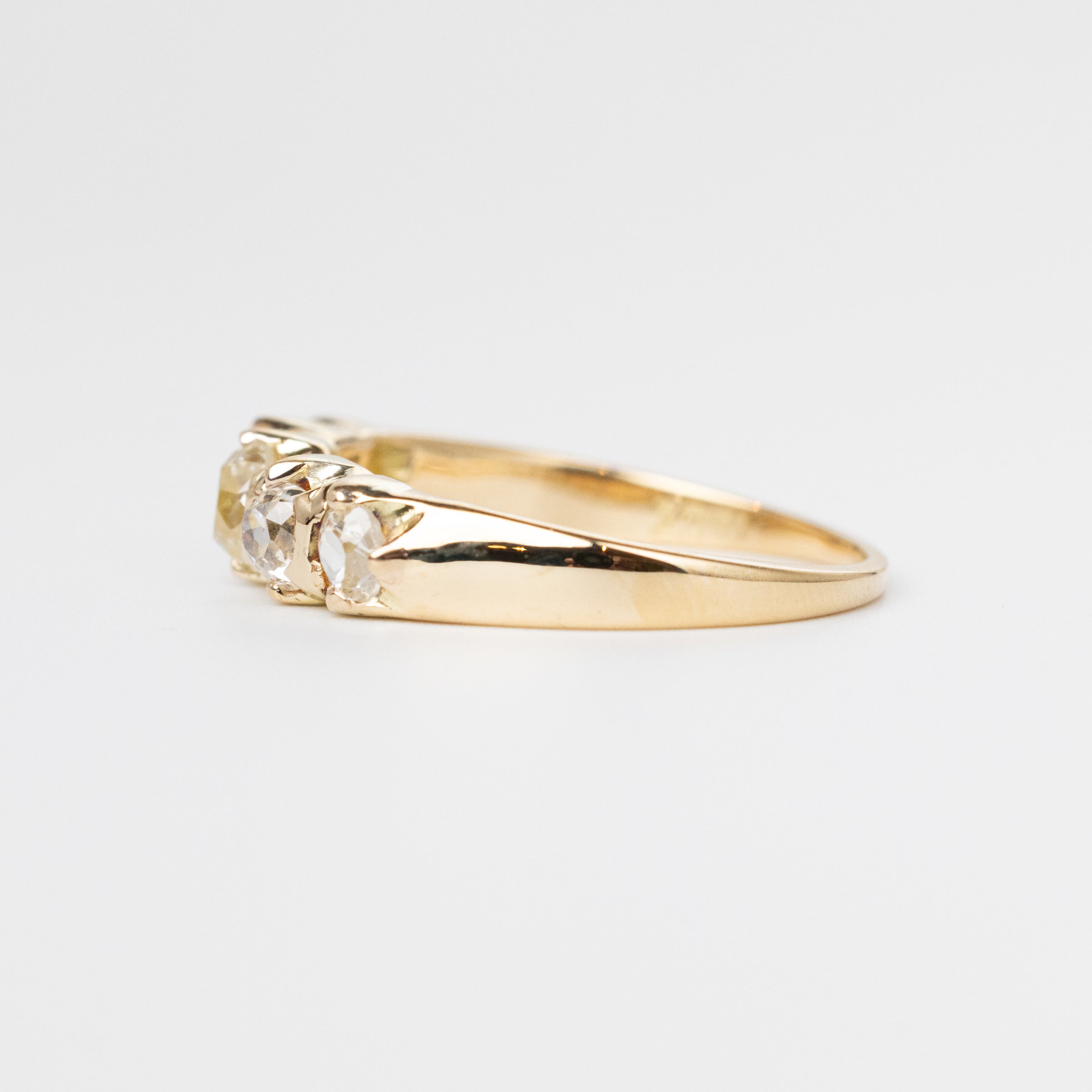 Mine-Cut Diamond Eternity Ring