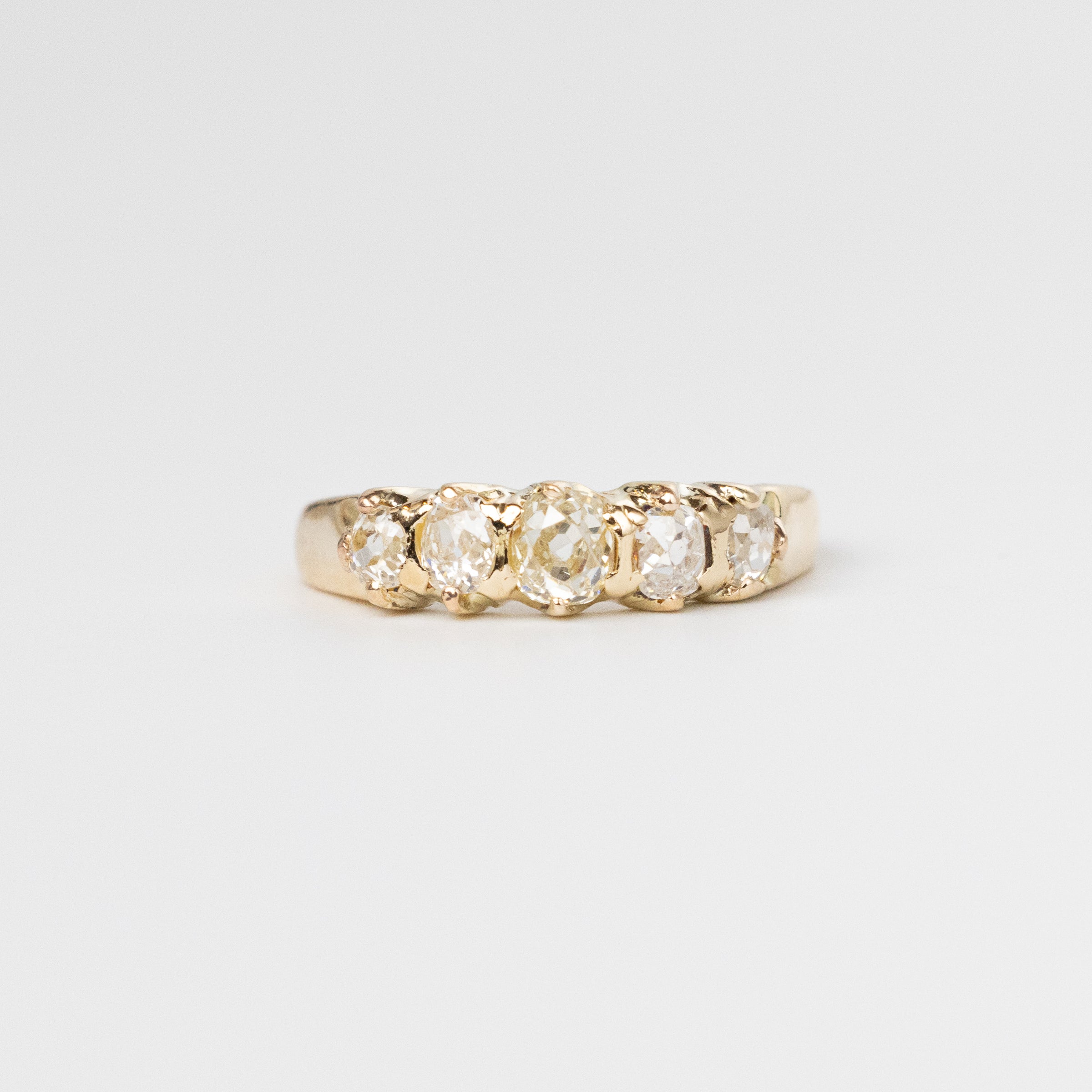 Mine-Cut Diamond Eternity Ring