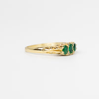 Vintage Emerald And Diamond Ring