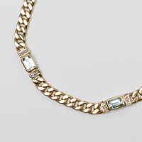 14K Diamond And Aquamarine Bracelet