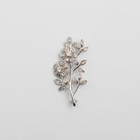 Cropp & Farr Diamond Flower Brooch