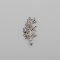 Cropp & Farr Diamond Flower Brooch