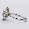 Gorgeous Platinum Diamond Flower Ring