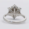 Gorgeous Platinum Diamond Flower Ring