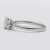 Stunning Platinum Trilogy Radiant Cut Diamond Ring