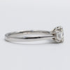 Stunning Platinum Trilogy Radiant Cut Diamond Ring