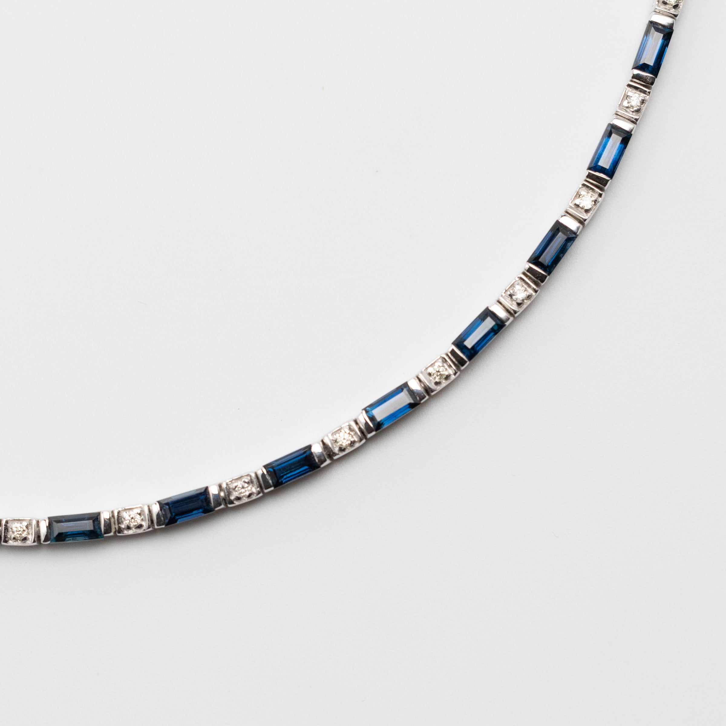 Sapphire And Diamond Bracelet