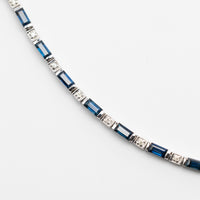 Sapphire And Diamond Bracelet
