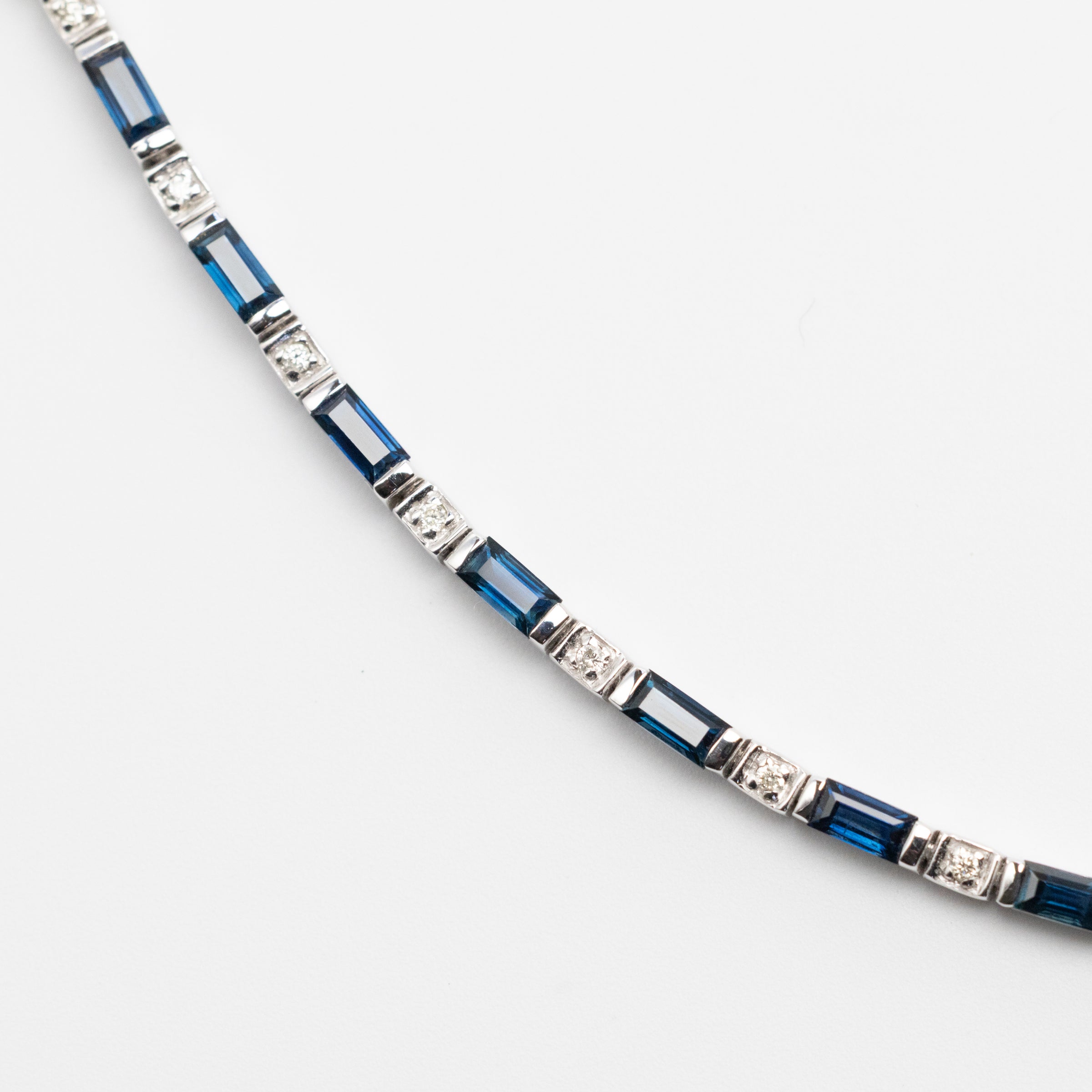 Sapphire And Diamond Bracelet