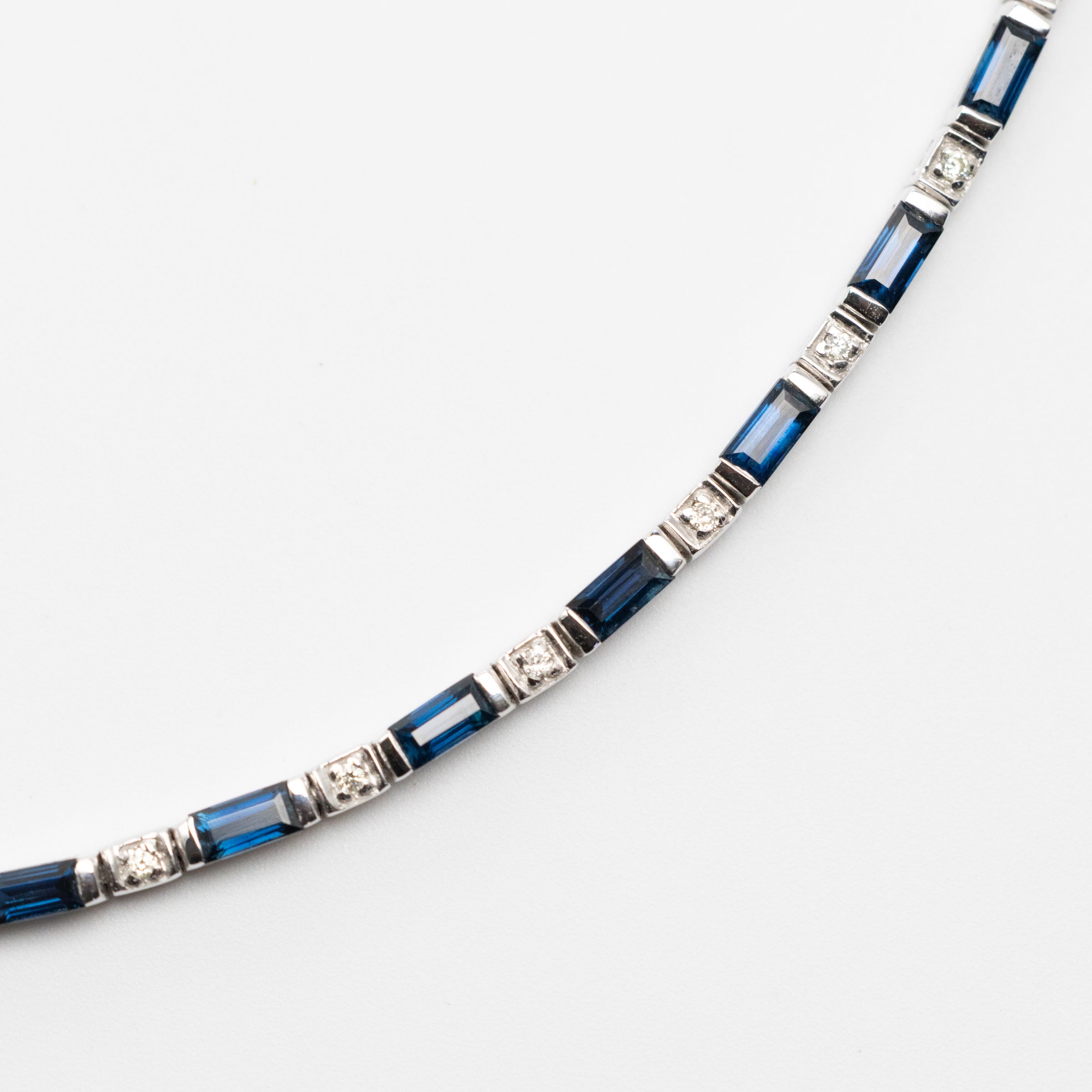 Sapphire And Diamond Bracelet