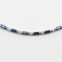Sapphire And Diamond Bracelet