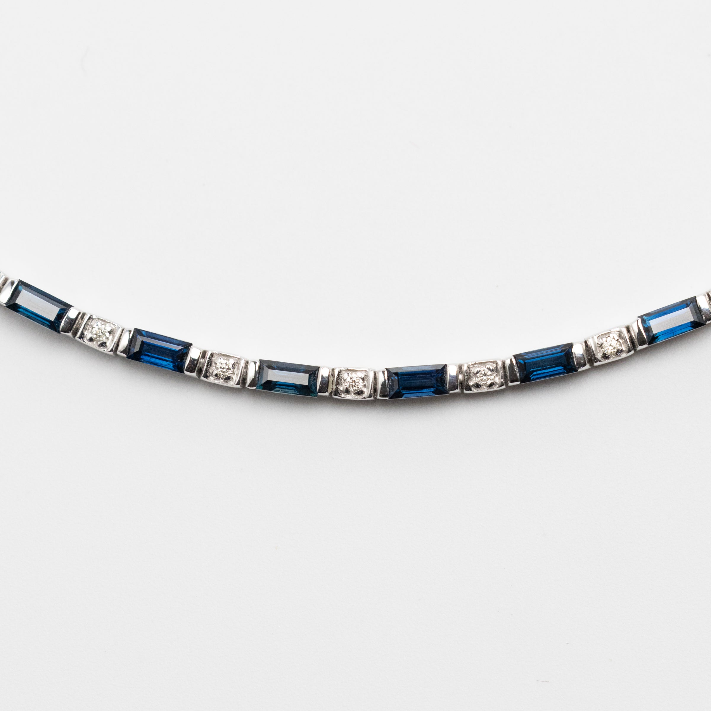 Sapphire And Diamond Bracelet