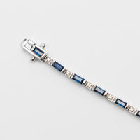 Sapphire And Diamond Bracelet