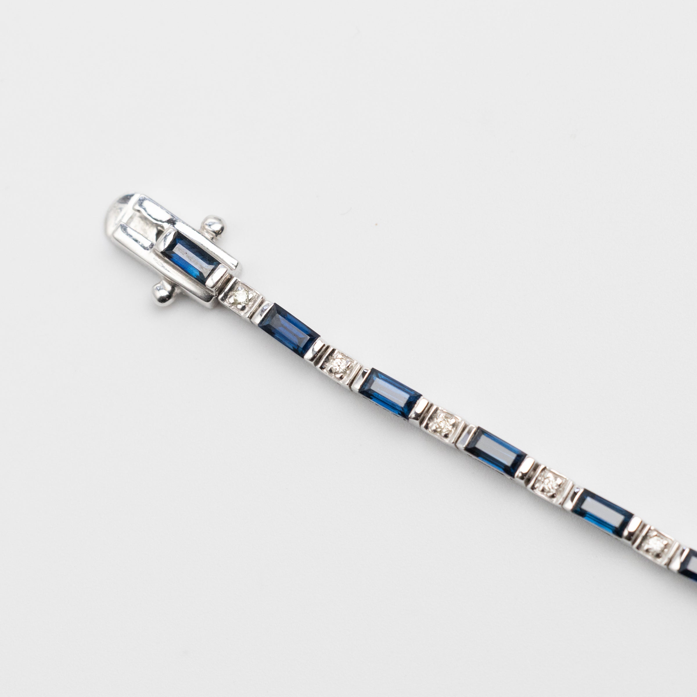 Sapphire And Diamond Bracelet