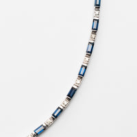 Sapphire And Diamond Bracelet